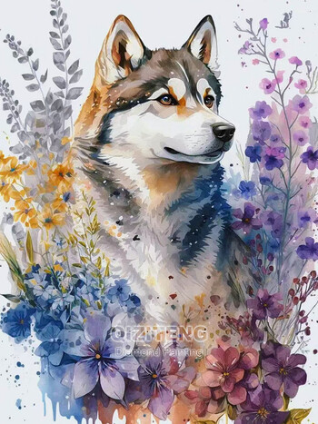 Cross-border diy5d diamond painting full diamond animal series spots κέντημα με διαμάντια διακοσμητική ζωγραφική στολίδια σαλονιού