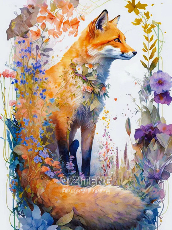 Prekogranična diy5d dijamantna slika puna dijamantna serija životinja mrlja dijamantni vez ukrasna slika ukrasi za dnevni boravak