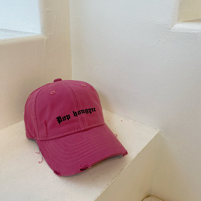 Korėjietiško stiliaus kūdikių beisbolo kepurė Pavasarį ir vasarą Vaikiška laisvalaikio paprasta kvėpuojanti kepurė nuo saulės Užsienio stiliaus skrybėlė su krašteliu berniukams ir mergaitėms