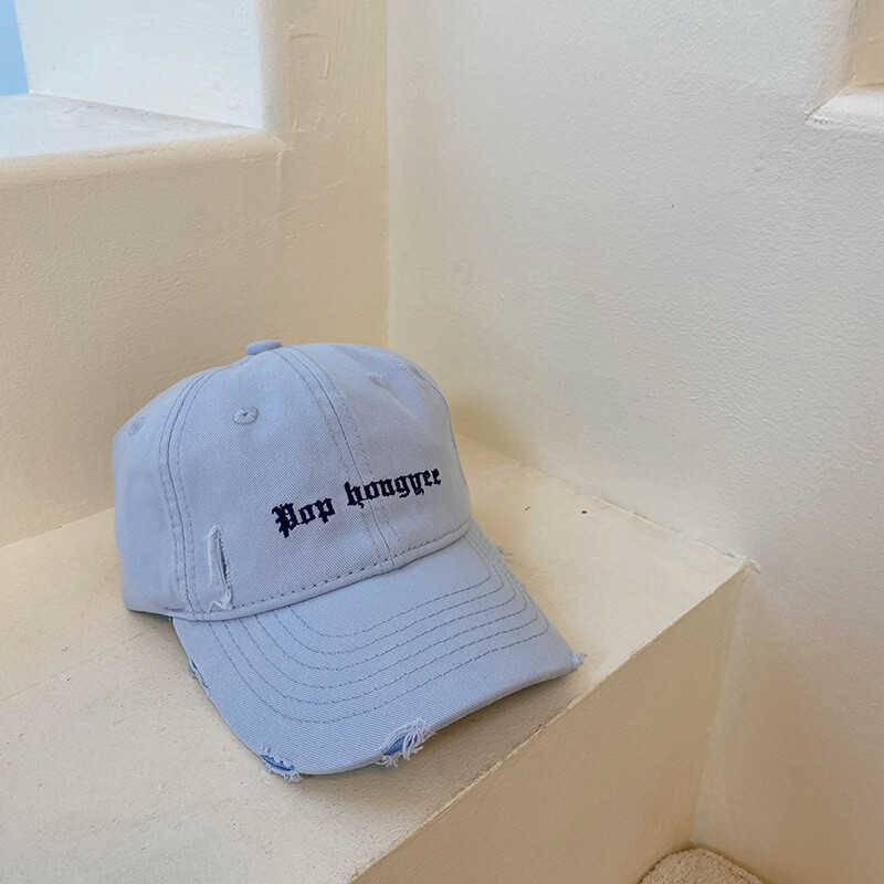 Korėjietiško stiliaus kūdikių beisbolo kepurė Pavasarį ir vasarą Vaikiška laisvalaikio paprasta kvėpuojanti kepurė nuo saulės Užsienio stiliaus skrybėlė su krašteliu berniukams ir mergaitėms