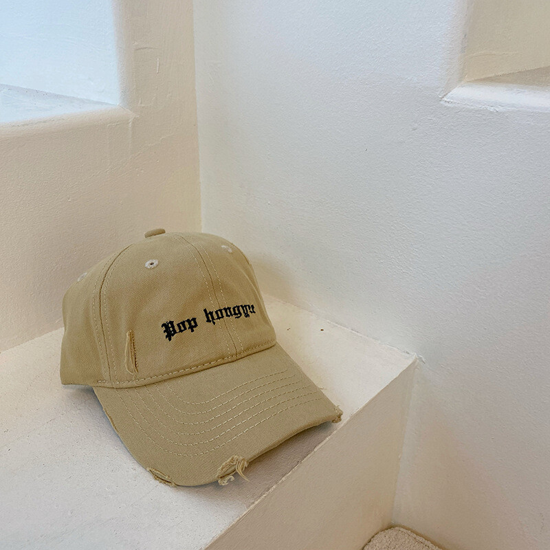 Korėjietiško stiliaus kūdikių beisbolo kepurė Pavasarį ir vasarą Vaikiška laisvalaikio paprasta kvėpuojanti kepurė nuo saulės Užsienio stiliaus skrybėlė su krašteliu berniukams ir mergaitėms