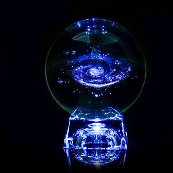 Δωρεάν αποστολή Creative Glowing Personalized Crystal Basketball Football Δώρα γενεθλίων για Αγόρια Friends Brothers Souvenir Στολίδια