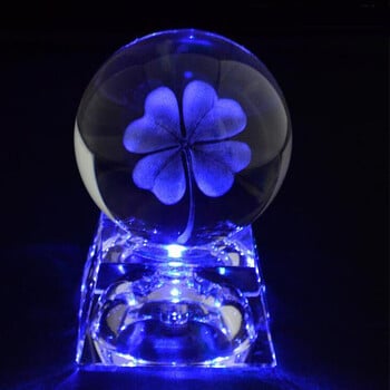 Δωρεάν αποστολή Creative Glowing Personalized Crystal Basketball Football Δώρα γενεθλίων για Αγόρια Friends Brothers Souvenir Στολίδια