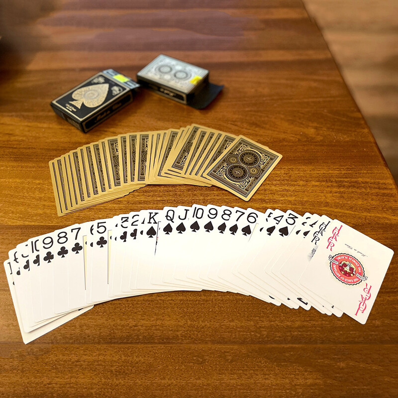 24K zlatno srebro PVC pune plastične karte za igranje Debele vodootporne izdržljive poker karte Špil za igru Poker set Magic Cards Big Line