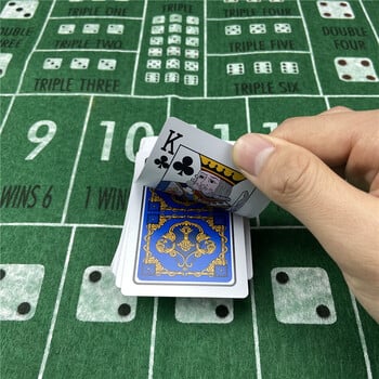 Карти за игра Водоустойчиви пластмасови Baccarat Texas Hold\'em Poker карти PVC покери Настолни игри Носима игра с карти Развлечения