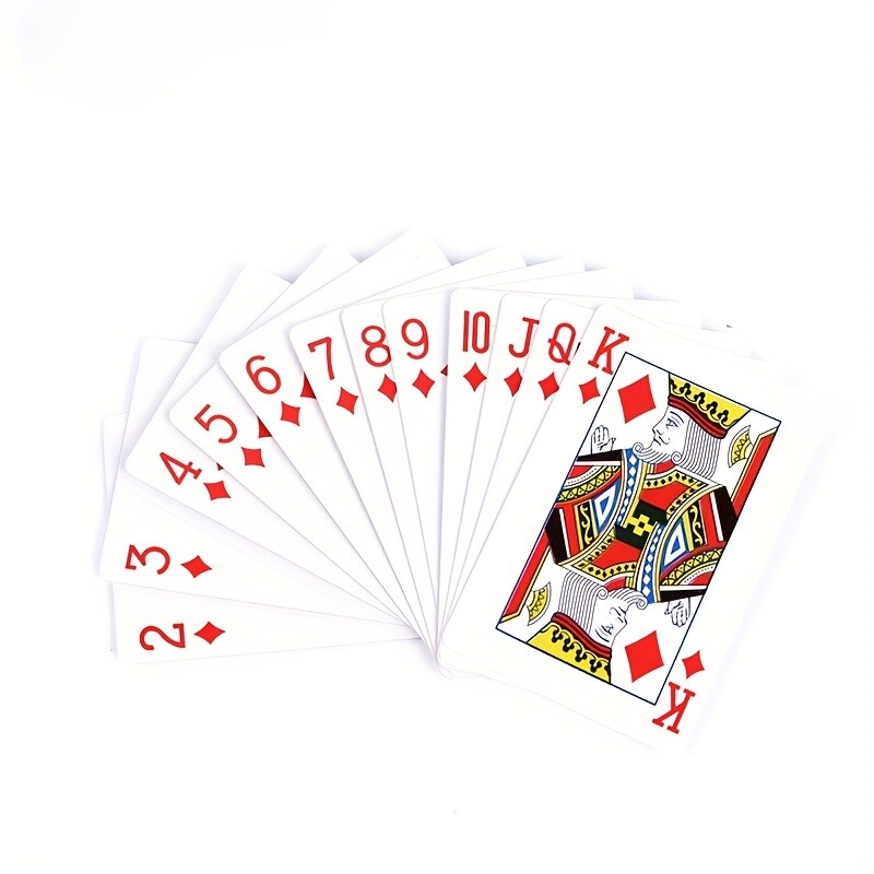 Žaidimo kortos, standartinis pokerio dydžio indeksas, „Blackjack“ kortos, „Euchre“, „Canasta“ kortelė