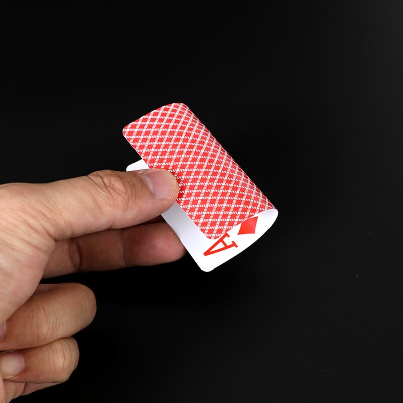 Vodootporna igraća karta Izdržljiva glatka PVC plastika Texas Hold'em Scrub Poker Club kartice velikog fonta za sve igre pokera