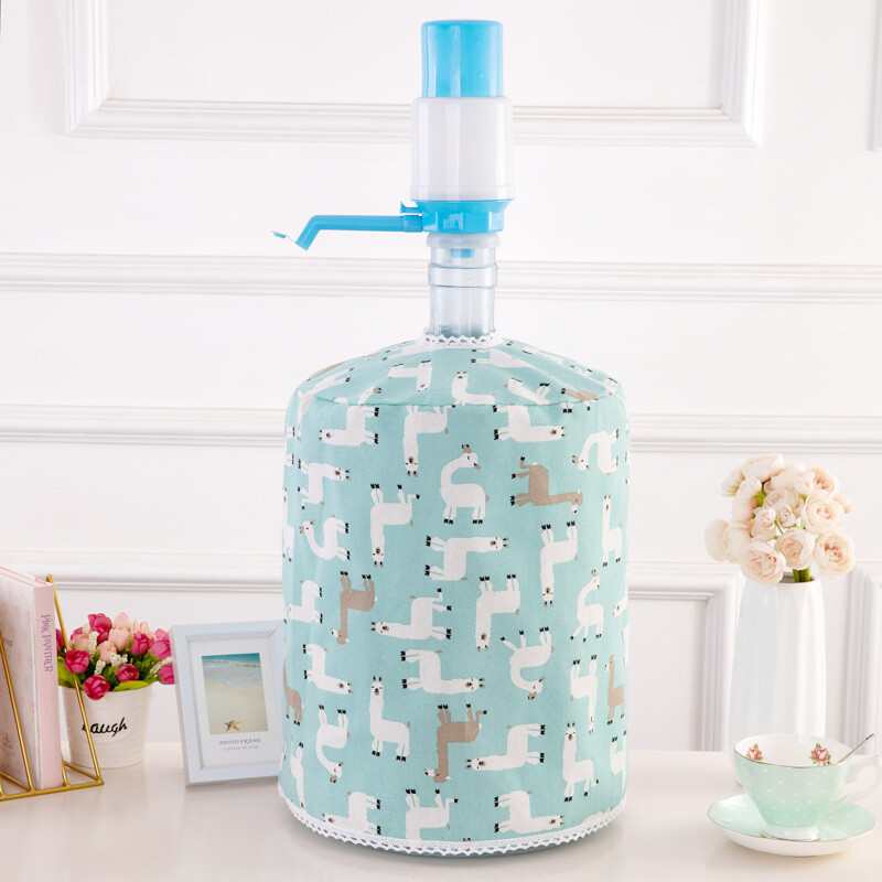 Spaudos siurblio kaušo dangtis gryno vandens mineralinio vandens kibiro dangtis paprastas modernus audinys, atsparus dulkėms ir šviesai Da Cang kibiras