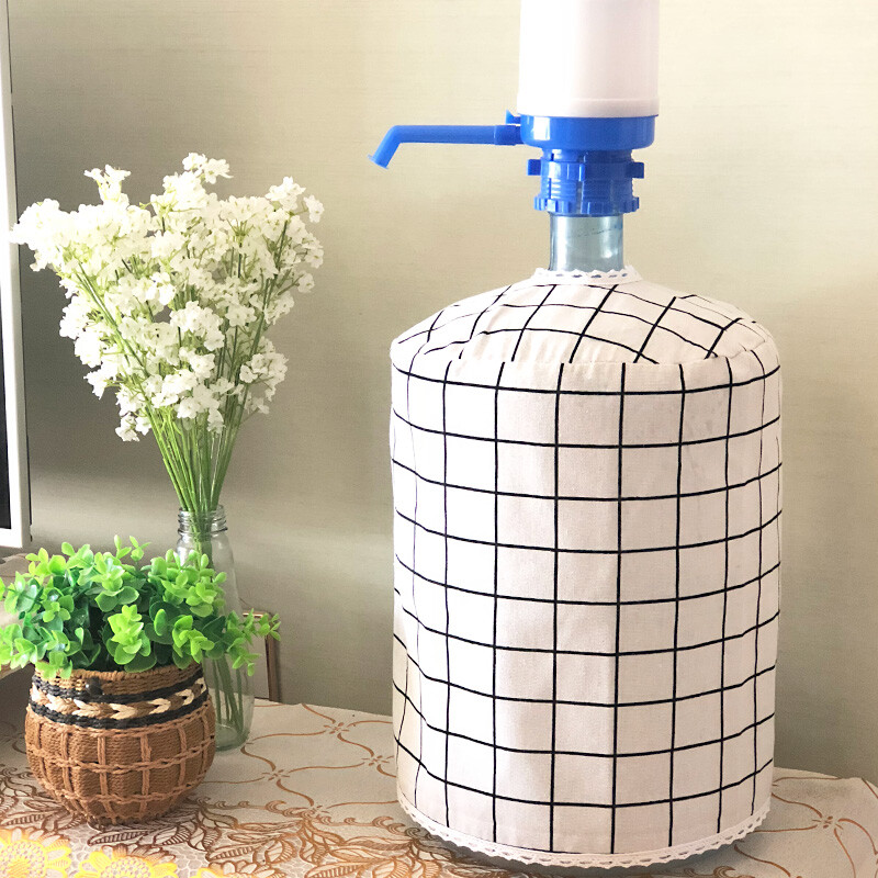 Spaudos siurblio kaušo dangtis gryno vandens mineralinio vandens kibiro dangtis paprastas modernus audinys, atsparus dulkėms ir šviesai Da Cang kibiras