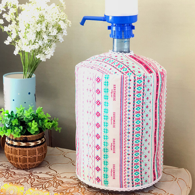 Spaudos siurblio kaušo dangtis gryno vandens mineralinio vandens kibiro dangtis paprastas modernus audinys, atsparus dulkėms ir šviesai Da Cang kibiras