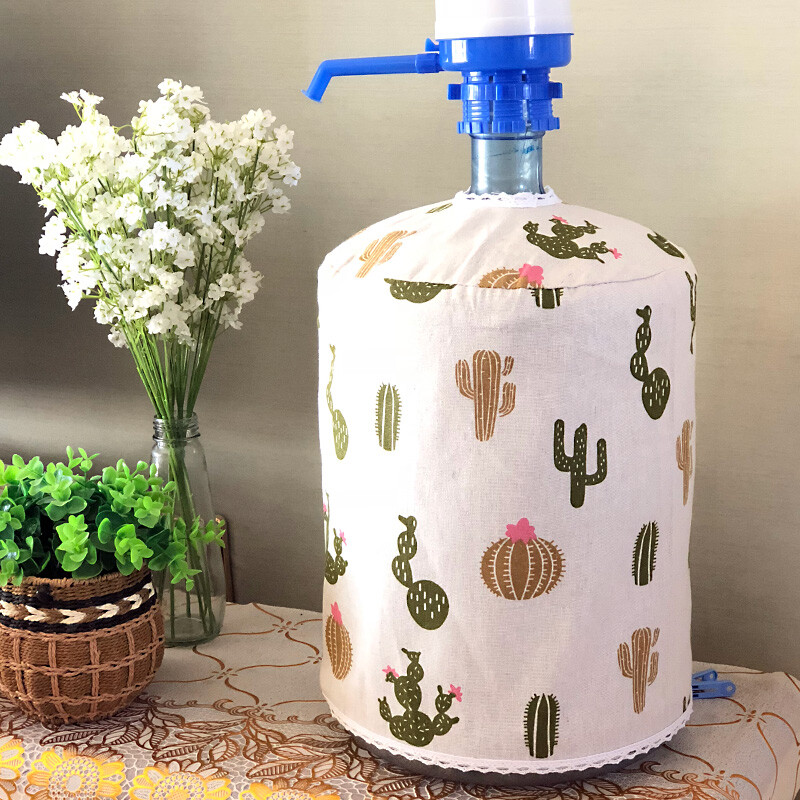 Spaudos siurblio kaušo dangtis gryno vandens mineralinio vandens kibiro dangtis paprastas modernus audinys, atsparus dulkėms ir šviesai Da Cang kibiras