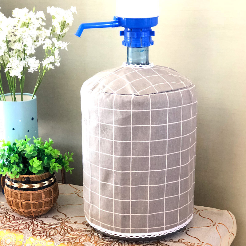 Spaudos siurblio kaušo dangtis gryno vandens mineralinio vandens kibiro dangtis paprastas modernus audinys, atsparus dulkėms ir šviesai Da Cang kibiras