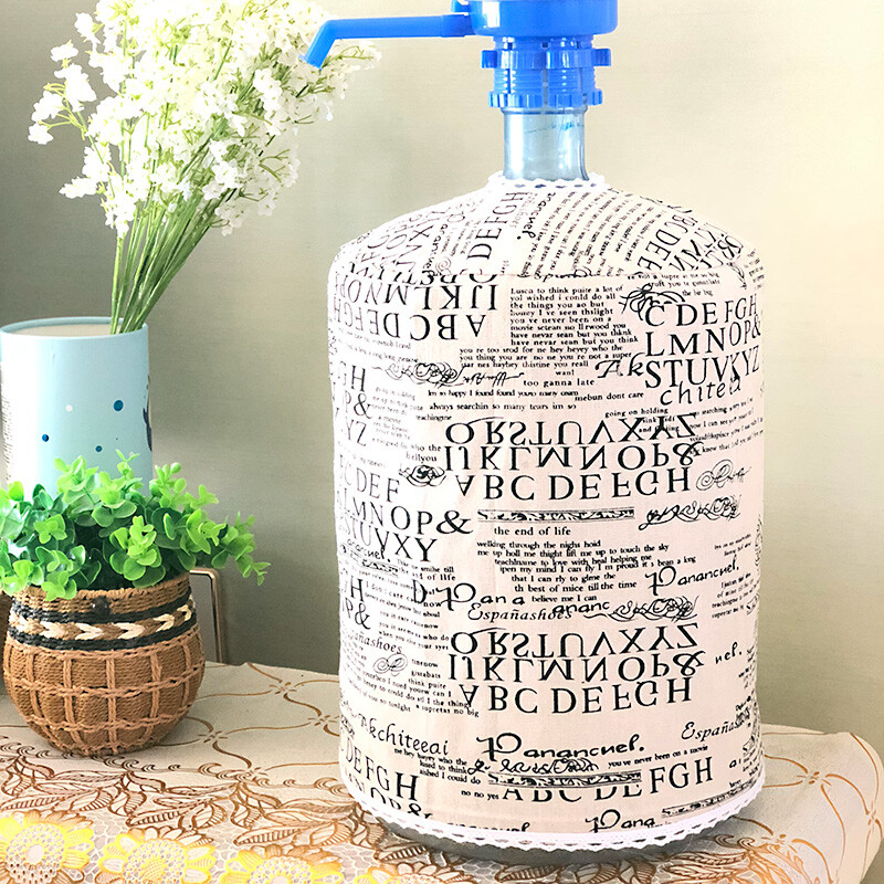 Spaudos siurblio kaušo dangtis gryno vandens mineralinio vandens kibiro dangtis paprastas modernus audinys, atsparus dulkėms ir šviesai Da Cang kibiras