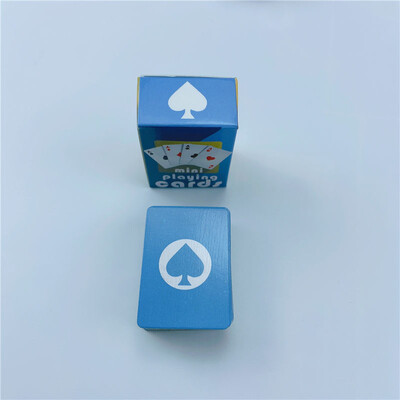 Карти за игра Сладки МИНИ Миниатюрни игри Покер Мини 40X28 мм Миниатюрни за кукли Аксесоар Декорация на дома Високо качество