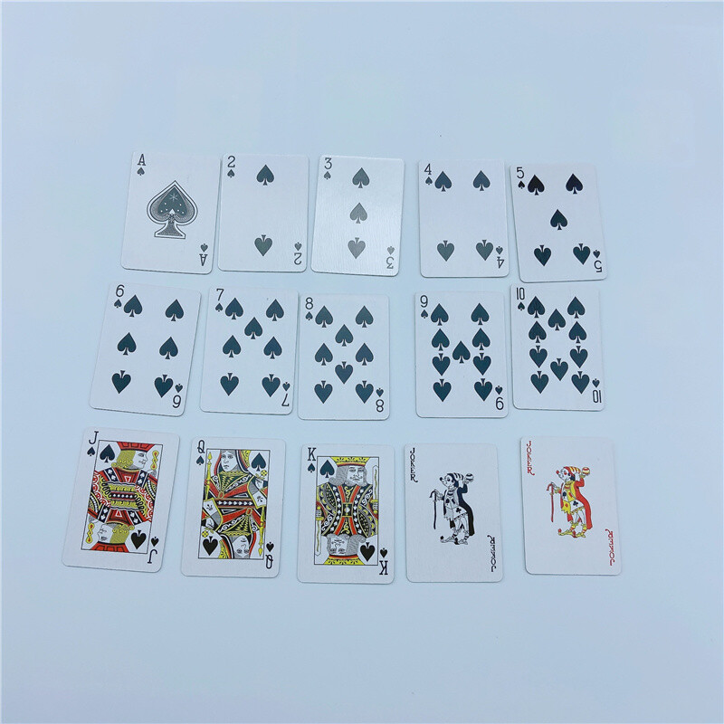 Žaidimų kortos Mieli MINI Miniatiūriniai Žaidimai Pokeris Mini 40X28mm Miniatiūra Lėlėms Aksesuaras Namų apdaila Aukšta kokybė