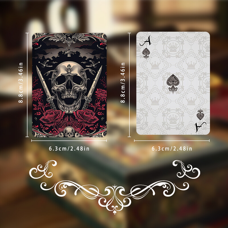 1/2 komada vintage igraćih karata, vintage igraćih karata za društvene igre, cool igraćih karata, vintage stil, zabava za igre, stolne igre