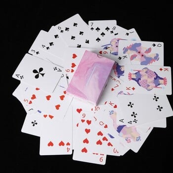 Карти за игра Забавни семейни игри с карти за игра на маса Вечер 54 карти Art Playing Card Покер Игра с карти за тийнейджъри Деца Възрастни