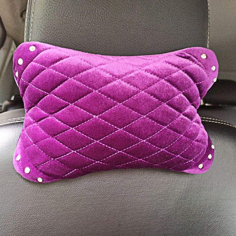Izravna tvornička prodaja Zimski topli plišani lumbalni jastuk optočen dijamantima Lumbalni jastuk Jastuk za struk Naslon za glavu u autu Drop dostava