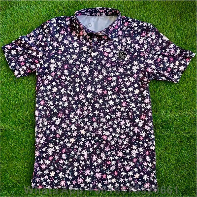 Мъжка лятна тениска за голф с къси ръкави Бързосъхнеща дишаща ежедневна риза Wild Shirt Popsicle Tops F1 Racing Конно облекло