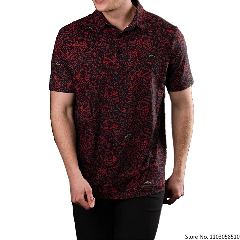 Ljetna muška košulja Odjeća Golf majica Ležerna polo muška majica kratkih rukava Brzo sušeći i prozračni gornji dio protiv pilinga