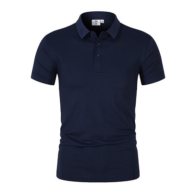 Ljetna luksuzna robna marka kratkih rukava, muška prozračna POLO majica od ledene svile, modni brend, dizajn za vezenje Hot prodavana vrhunska svilena majica