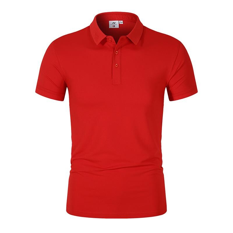 Ljetna luksuzna robna marka kratkih rukava, muška prozračna POLO majica od ledene svile, modni brend, dizajn za vezenje Hot prodavana vrhunska svilena majica