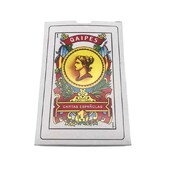 Linksmos ispaniškos žaidimo kortos Ispanijos pokerio žaidimo kortos, atsparios vandeniui 50 kortų kaladė Šeimos vakarėlio stalo žaidimas, atsparus vandeniui vakarėliui
