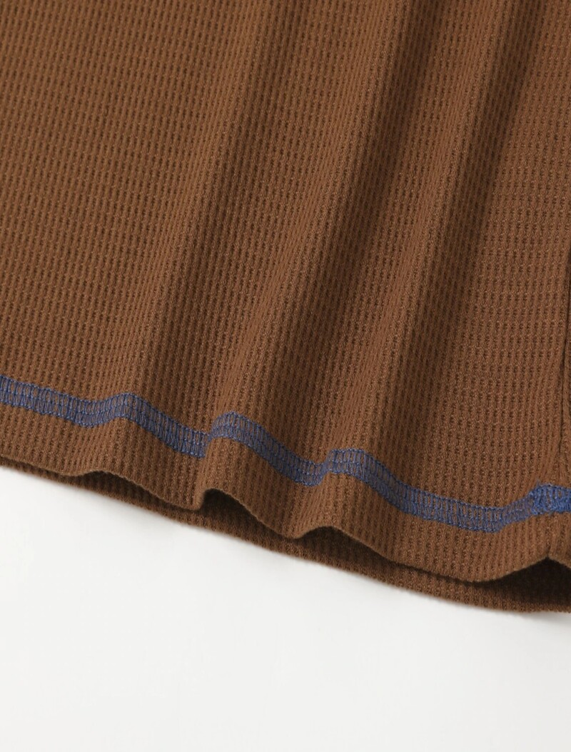 2024 Tricou Vintage pentru bărbați, cu decolteu în V, tip waffle, cu imprimeu mozaic, pentru bărbați, cu mânecă scurtă, de vară, respirabil, de stradă. Topuri