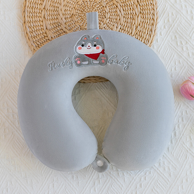 U formos atminties putplasčio pagalvė Aukštos kokybės lėtai atšokanti kaklo pagalvė Studentų miego pagalvė verslo kelionėms kaklo pagalvė