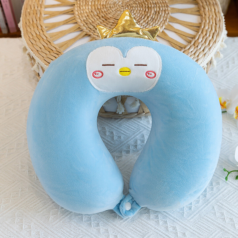 U formos atminties putplasčio pagalvė Aukštos kokybės lėtai atšokanti kaklo pagalvė Studentų miego pagalvė verslo kelionėms kaklo pagalvė