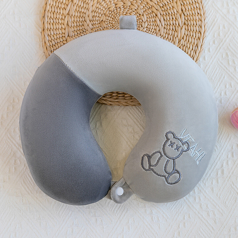 U formos atminties putplasčio pagalvė Aukštos kokybės lėtai atšokanti kaklo pagalvė Studentų miego pagalvė verslo kelionėms kaklo pagalvė