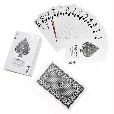 PVC bijelo plavo+crveno vodootporne karte za igranje za odrasle Poker karte Društvene igre 58*88 mm Poklon set za poker