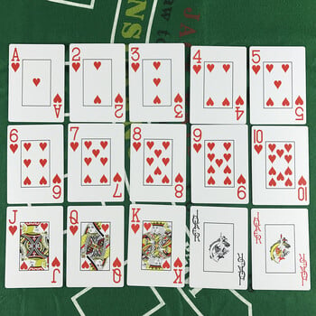 Hot Smooth Αδιάβροχο Baccarat Texas Hold\'em Plastic Playing Cards PVC Poker Club Cards Ανθεκτικά στη φθορά 2,48*3,46 ίντσες