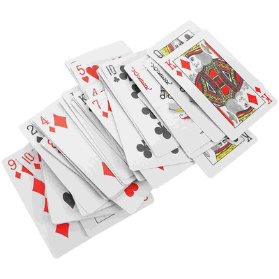 Брайлови карти за игра с голям шрифт Брайлови карти за игра на хора с увреждания за незрящи възрастни и деца Брайлово покер тесте за Le