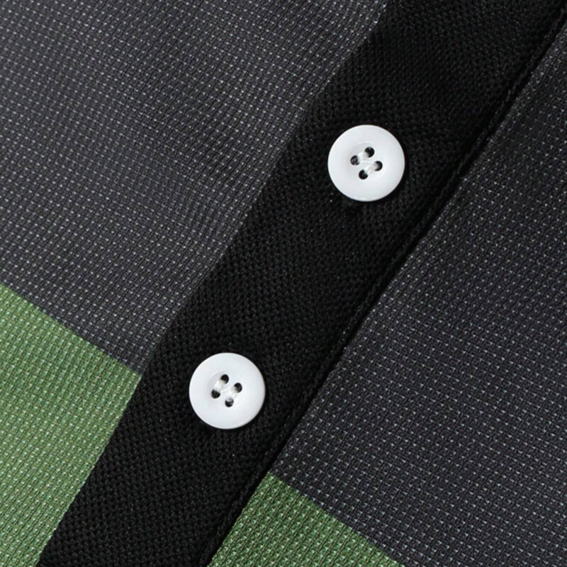 Uued Meeste riided Kevad sügis, pikkade varrukatega 3D digitaaltrükiga Spell Värviline polosärk Meeste Slim Fit revääriga Golfi polosärk Topid