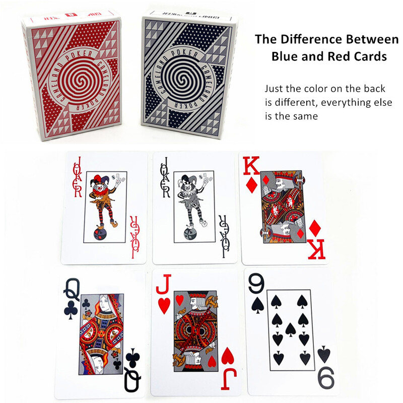 Plastične poker karte s 1 špilom, vodootporne, izdržljive, otporne na savijanje, 54 karte za igranje, poklon za obiteljsku igru L758