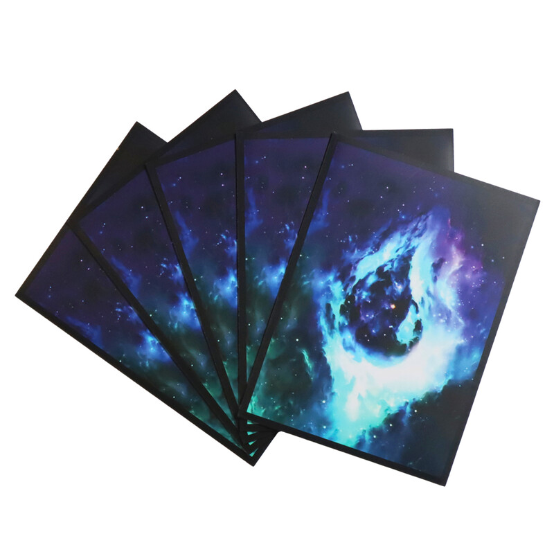 60 de bucăți 66x91mm Dimensiune standard Protector pentru cărți Land Board Game Card Mansing Game Joaca TCG Card Cover Shield Pkm/MTG Island/Forest