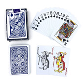 1 klāja karsts augstas kvalitātes tilta pokera komplekts Baccarat plastmasas spēļu kārtis ūdensizturīga izklaide Texas Hold`em galda spēle 58*88mm