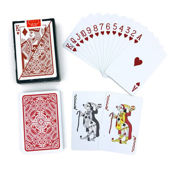 1 Deck Hot High Quality Bridge Poker Set Baccarat Plastic Cards Waterproof Entertainment Texas Hold\'em Board Game 58*88mm