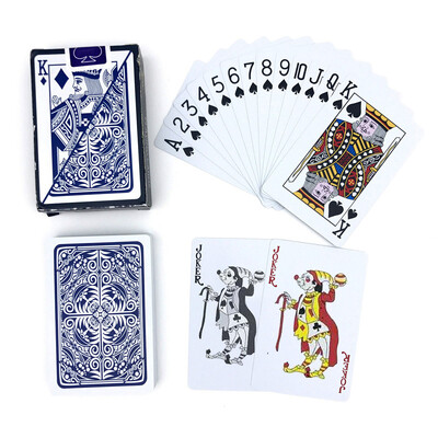 1 klāja karsts augstas kvalitātes tilta pokera komplekts Baccarat plastmasas spēļu kārtis ūdensizturīga izklaide Texas Hold`em galda spēle 58*88mm