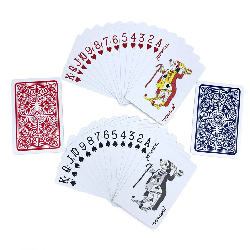 1 klāja karsts augstas kvalitātes tilta pokera komplekts Baccarat plastmasas spēļu kārtis ūdensizturīga izklaide Texas Hold`em galda spēle 58*88mm