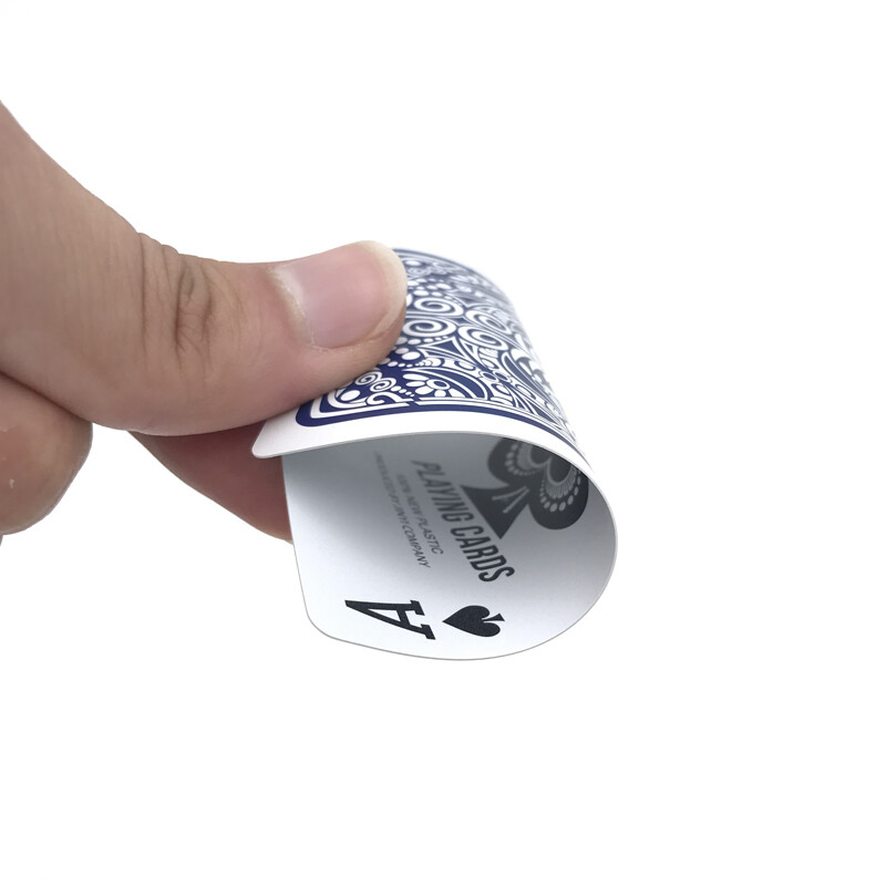 1 klāja karsts augstas kvalitātes tilta pokera komplekts Baccarat plastmasas spēļu kārtis ūdensizturīga izklaide Texas Hold`em galda spēle 58*88mm