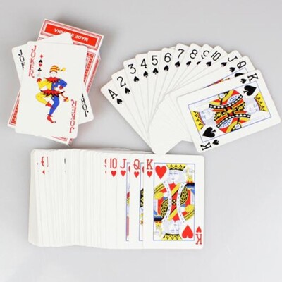 Augstas kvalitātes 1 komplekts Iimited Edition Paper Poker Series Magic Poker Creative Gift Home Game