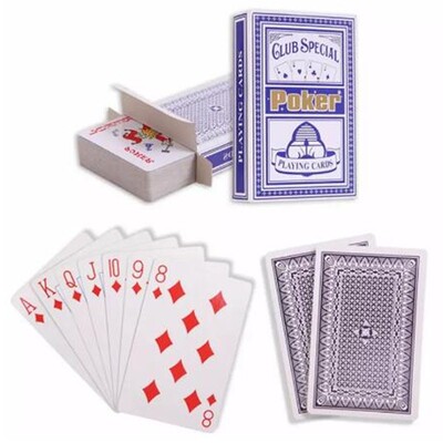 Augstas kvalitātes 1 komplekts Iimited Edition Paper Poker Series Magic Poker Creative Gift Home Game