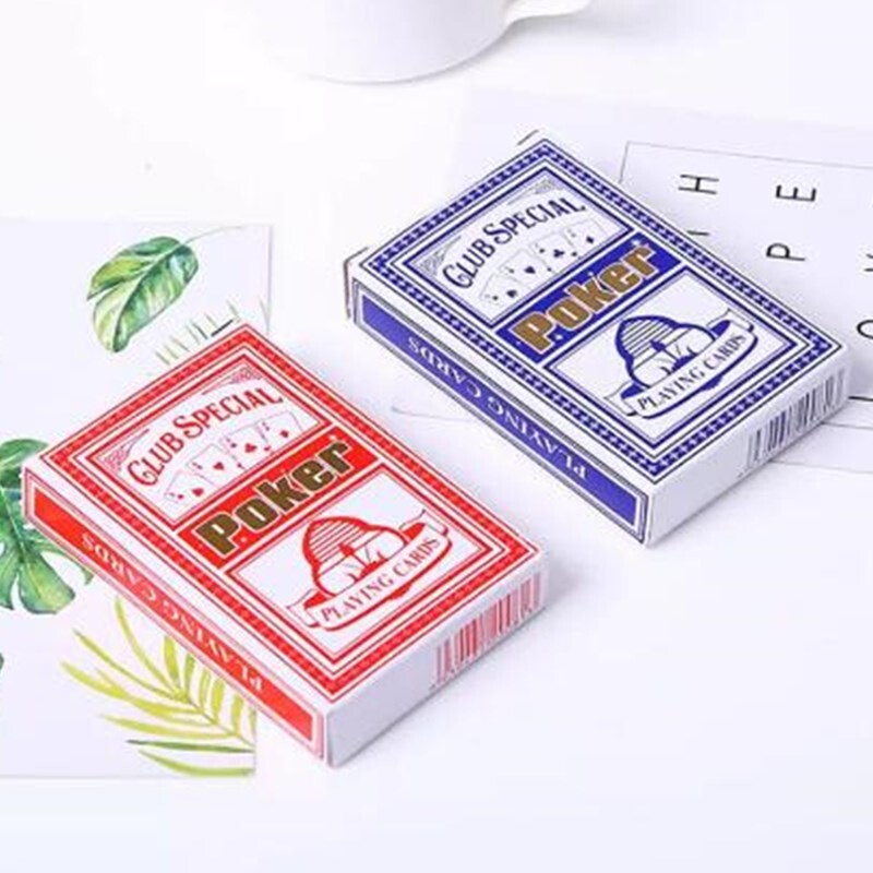 Augstas kvalitātes 1 komplekts Iimited Edition Paper Poker Series Magic Poker Creative Gift Home Game