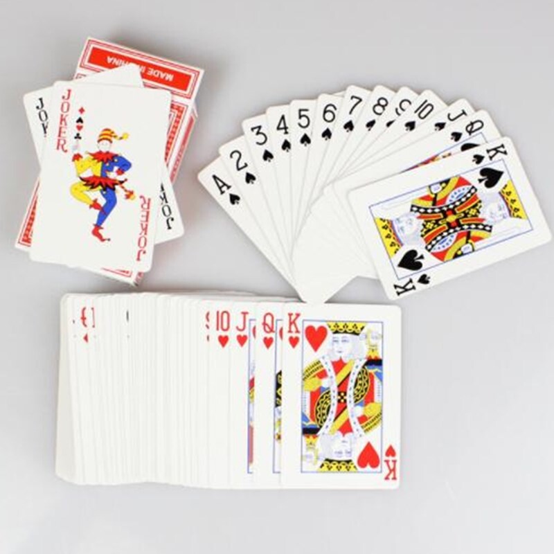 Augstas kvalitātes 1 komplekts Iimited Edition Paper Poker Series Magic Poker Creative Gift Home Game
