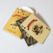 Karte za igranje od papira za kavu Vintage 54 kom/set Poker karte Špil Društvene igre Retro klasični poker za pauzu za kavu Klubske igre za zabave
