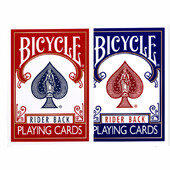 1 gabals zila/sarkana oriģinālā pokera parasto spēļu kāršu braucēja atpakaļ standarta klāji