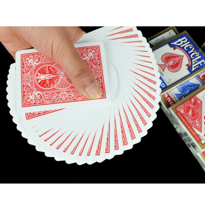 1 gabals zila/sarkana oriģinālā pokera parasto spēļu kāršu braucēja atpakaļ standarta klāji