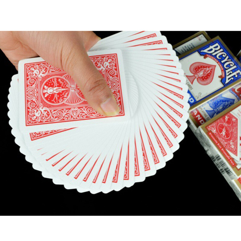 1 gabals zila/sarkana oriģinālā pokera parasto spēļu kāršu braucēja atpakaļ standarta klāji